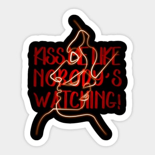 KISS ME Sticker